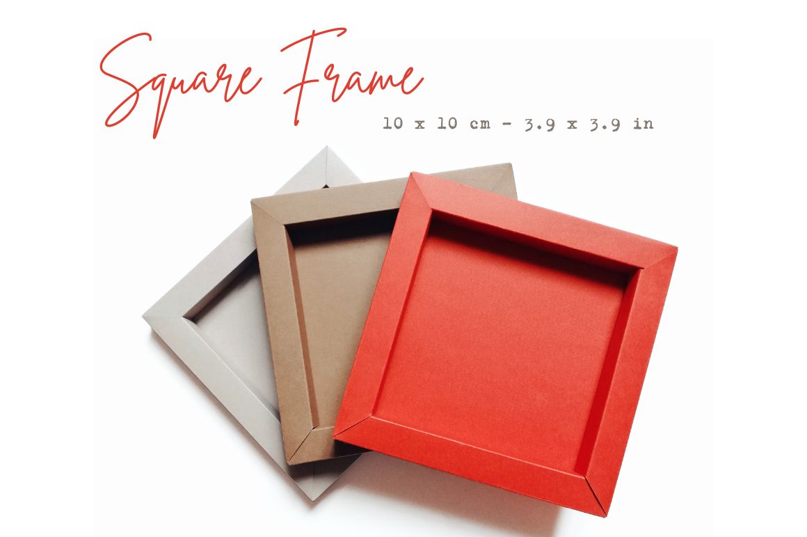 3D Frame - Shadow Box Frame Template