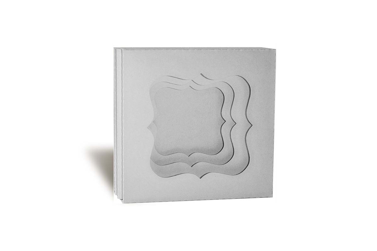 3D Layered Shadow Box Card 3D Frame SVG